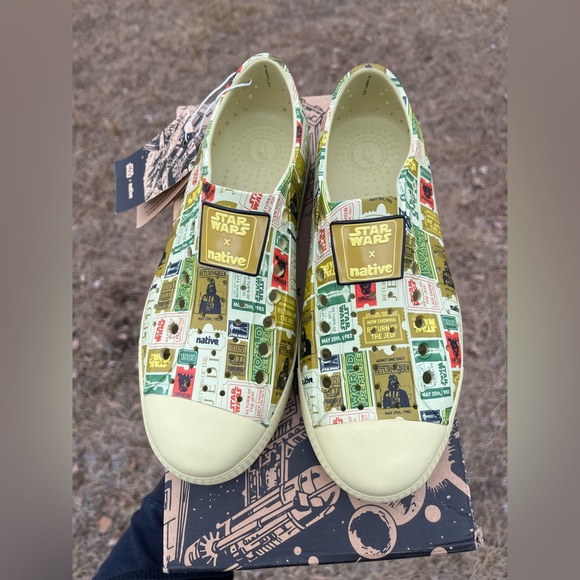 NWT Native x Star Wars Jefferson Return of the Jedi Slip On Shoes Men 5/Woman 7
